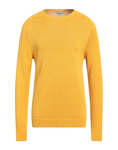 DONDUP Pullover Giallo ocra 100% Cotone