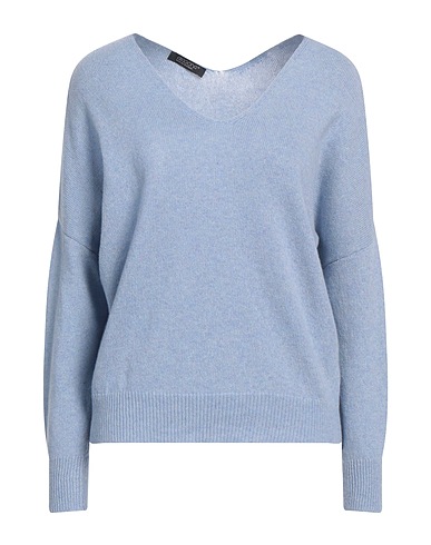 ARAGONA Maglia in Cachemire Celeste 100% Cachemire