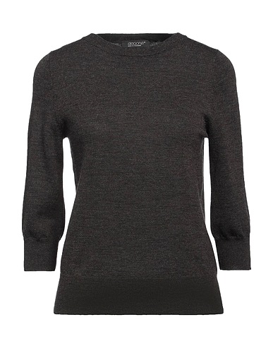 ARAGONA Jumper Charcoal 100% Merino Wool