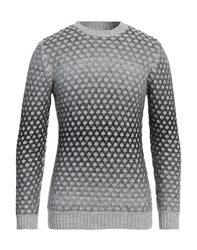 GREY DANIELE ALESSANDRINI Sweater Light grey 45% Acrylic, 45% Wool, 10% Polyamide