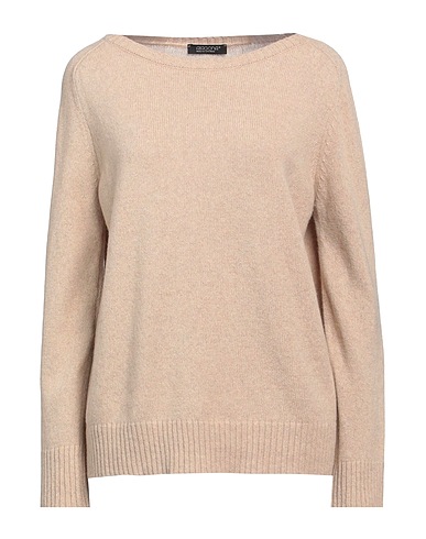 ARAGONA Cashmere jumper Sand 100% Cashmere