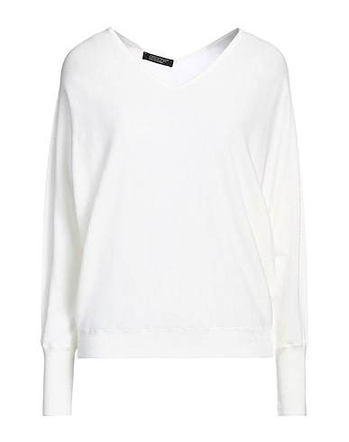 ARAGONA Jumper Ivory 100% Merino Wool