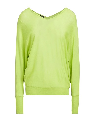 ARAGONA Pullover Verde lime 100% Lana Merino