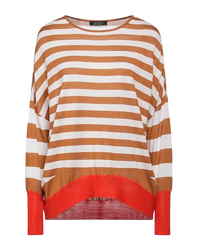 ARAGONA Jumper Camel 100% Merino Wool