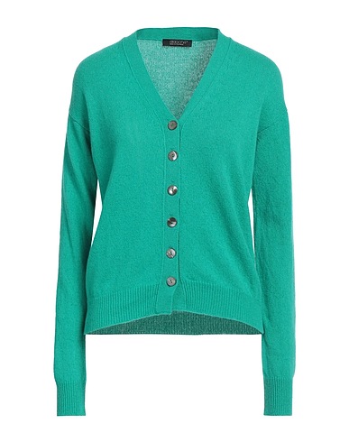 ARAGONA Cardigan Emerald green 100% Cashmere