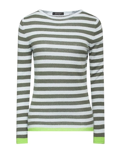 ARAGONA Cashmere jumper Military green 100% Cashmere