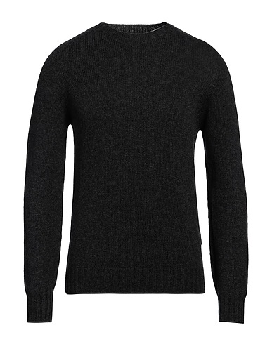 ARAGONA Sweater Charcoal 85% Wool, 15% Cashmere