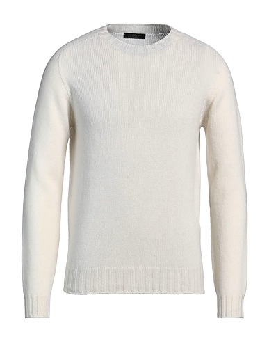 ARAGONA Sweater Cream 85% Wool, 15% Cashmere