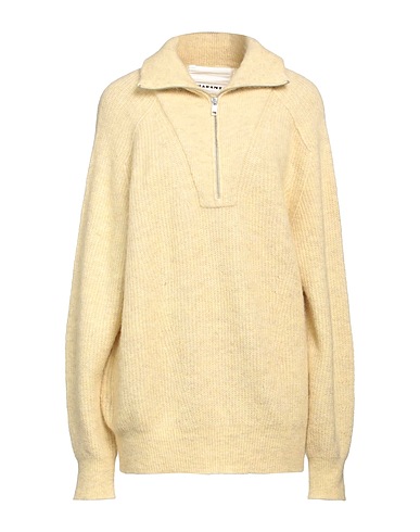ISABEL MARANT Turtleneck Yellow 63% Baby alpaca wool, 32% Polyamide, 5% Elastane