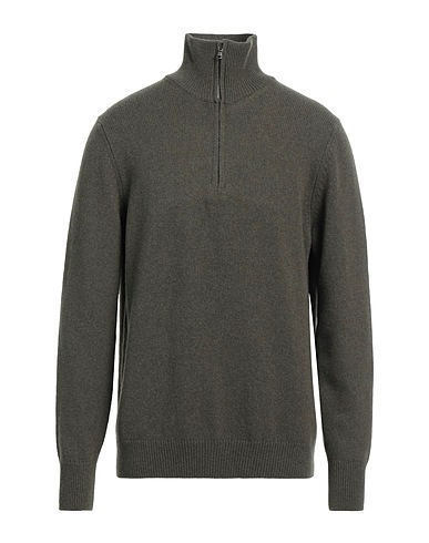 ARAGONA Cashmere jumper Military green 100% Cashmere
