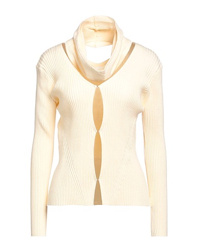ELEH Cardigan Panna 31% Acrilico, 28% Poliestere, 23% Poliammide, 18% Modal
