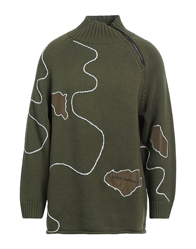 P.A.M. PERKS AND MINI Turtleneck Military green 60% Cotton, 40% Acrylic, Nylon