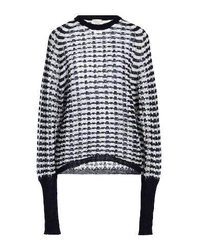 ALYSI Sweater CRÈME NERO 50% Mohair wool, 45% Recycled polyacrylic, 5% Merino Wool