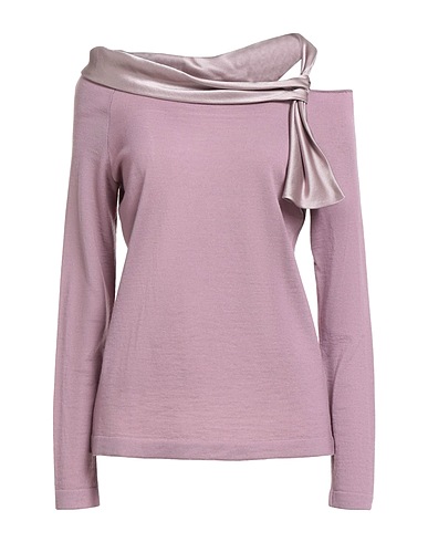 ALBERTA FERRETTI Sweater Lilac 100% Virgin Wool, Silk