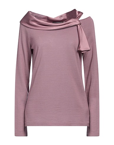 ALBERTA FERRETTI Sweater Mauve 100% Virgin Wool, Silk
