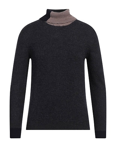 ALPHA STUDIO Rollkragenpullover Braungrau 100% Merinowolle