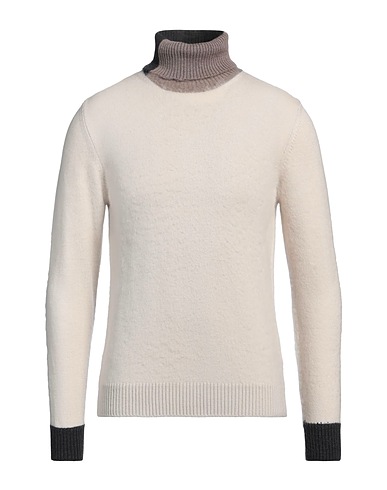 ALPHA STUDIO Turtleneck Ivory 100% Merino Wool