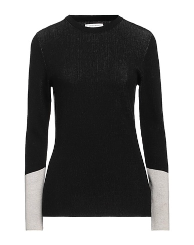 WHISPR Pullover Nero 43% Lana Vergine, 40% Viscosa, 17% Poliestere