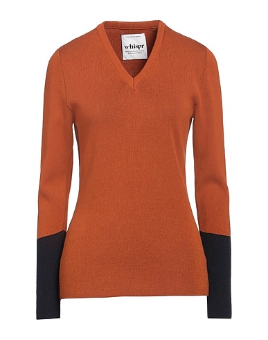 WHISPR Pullover Marrone 43% Lana Vergine, 40% Viscosa, 17% Poliestere