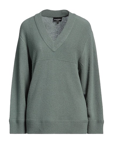 EMPORIO ARMANI Maglia in Cachemire Verde salvia 100% Cachemire, Poliammide, Elastan