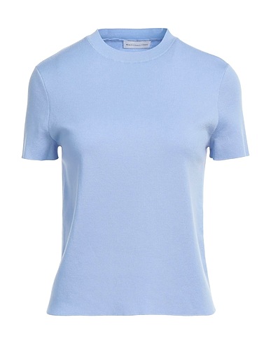 MAISON ULLENS Cashmere blend Light blue 100% Cashmere