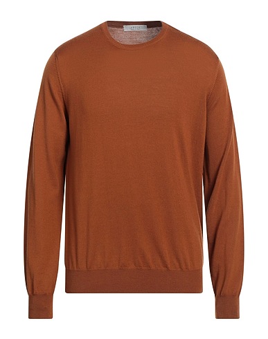 VNECK Sweater Tan 100% Merino Wool