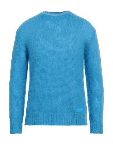 DSQUARED2 Jumper Azure 50% Mohair wool, 32% Polyamide, 18% Wool