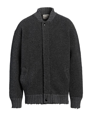 LANEUS Cardigan Lead 85% Virgin Wool, 13% Polyamide, 2% Elastane