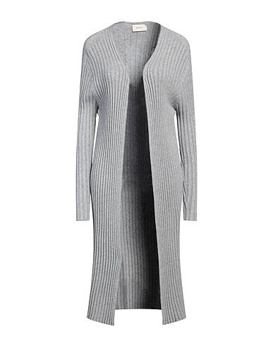 VICOLO Cardigan Light grey 50% Viscose, 27% Polyester, 23% Polyamide