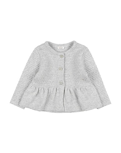 LE BEBÉ Cardigan Grigio 47% Lana, 30% Viscosa, 15% Poliammide, 8% Cachemire
