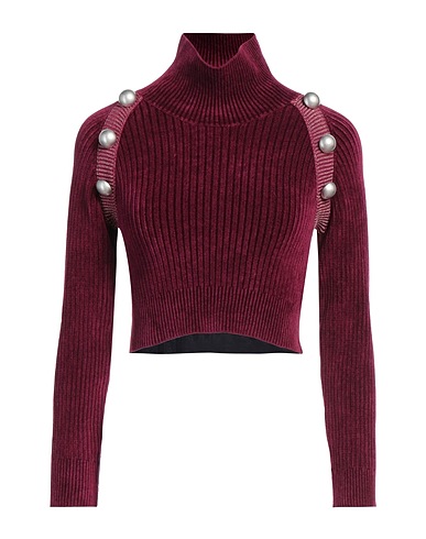 ELEONORA GOTTARDI Turtleneck Garnet 86% Viscose, 12% Polyamide, 2% Elastane
