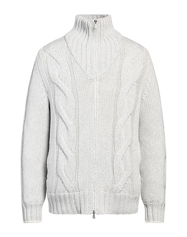 BRUNELLO CUCINELLI ブルゾン ライトグレー カシミヤ 100%
