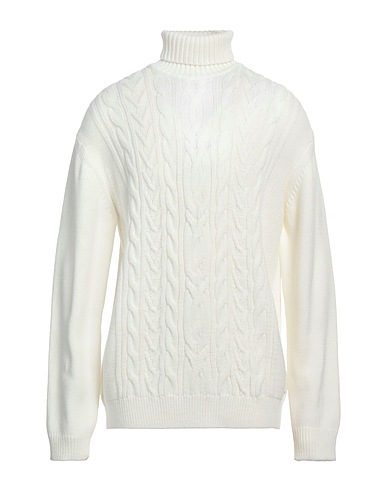 MARKUP Polo neck Ivory 70% Acrylic, 30% Nylon