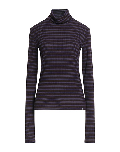 OTTOD'AME Turtleneck Dark brown 97% Viscose, 3% Elastane
