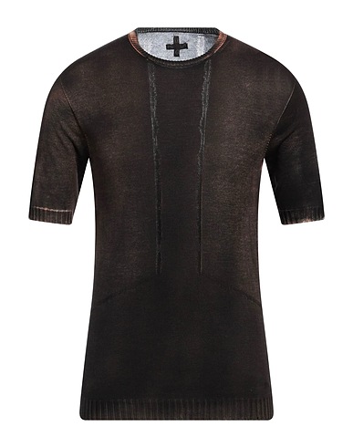 MD 75 Sweater Dark brown 100% Cotton