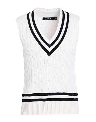 LAUREN RALPH LAUREN Jumper Ivory 100% Cotton
