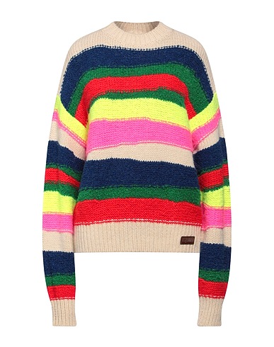 DSQUARED2 Sweater Beige 58% Synthetic fibers, 21% Alpaca wool, 15% Virgin Wool, 6% Wool