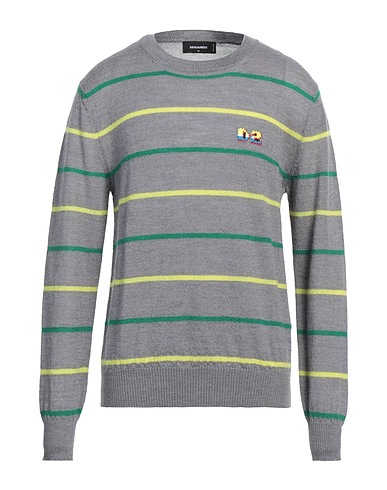 DSQUARED2 Sweater Grey 92% Virgin Wool, 3% Mohair wool, 3% Alpaca wool, 2% Polyamide