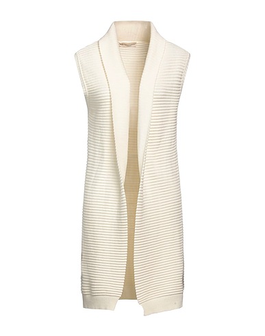 CASHMERE COMPANY Cardigan Ivory 50% Wool, 30% Cashmere, 15% Nylon, 5% Elastane