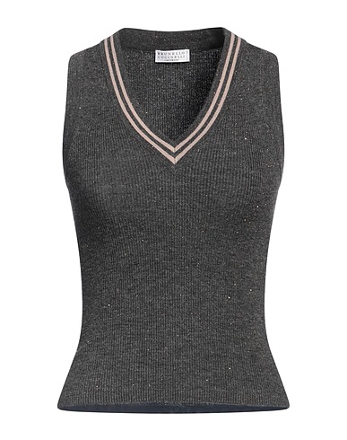 BRUNELLO CUCINELLI Γιλέκο από πλεκτό ύφασμα 46% Κασμίρι, 41% Βισκόζη, 13% Πολυεστέρας, Μετάξι