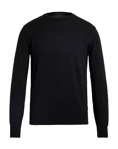 RETOIS Jumper Black 85% Cotton, 15% Merino Wool