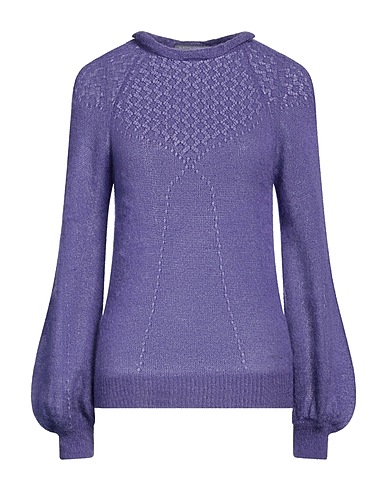 ALBERTA FERRETTI Sweater Purple 50% Mohair wool, 32% Polyamide, 18% Virgin Wool