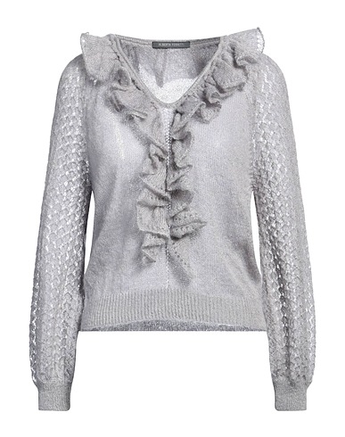 ALBERTA FERRETTI Jumper Grey 50% Mohair wool, 32% Polyamide, 18% Virgin Wool, Elastane