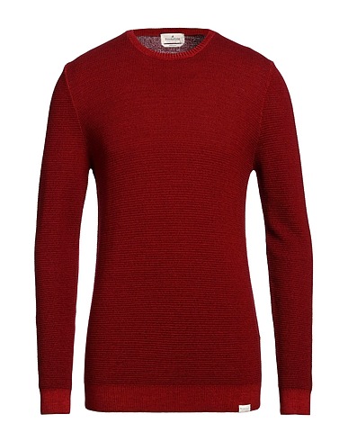 BROOKSFIELD Jumper Burgundy 100% Virgin Wool