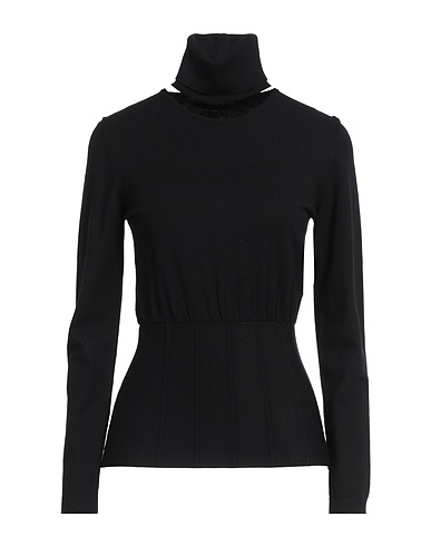 FEDERICA TOSI Jumper Black 72% Viscose, 28% Polyester