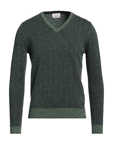 BROOKSFIELD Pullover Verde 100% Lana Vergine