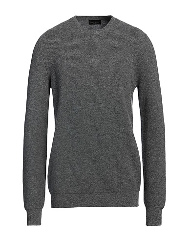 ROBERTO COLLINA Sweater Grey 90% Merino Wool, 10% Cashmere