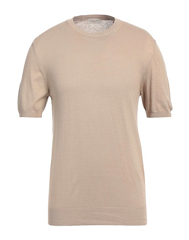 ALTEA Sweater Beige 55% Linen, 45% Cotton