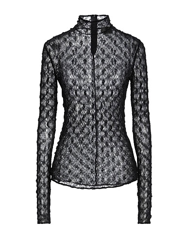 ISABEL MARANT Top Black 93% Cotton, 4% Elastane, 3% Polyamide