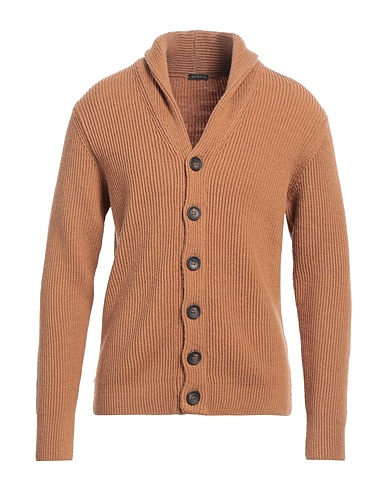 RETOIS Cardigan Camel 100% Merino Wool